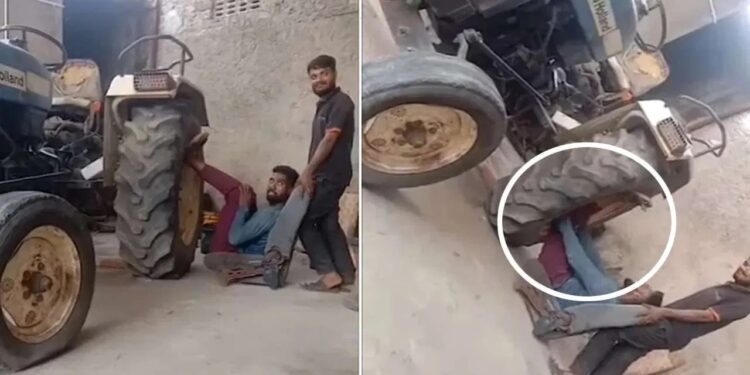 ರೀಲ್ಸ್​​​ಗಾಗಿ ಹುಚ್ಚು ಸಾಹಸ :  ಕಾಲು ಮುರಿದುಕೊಂಡ ಯುವಕ