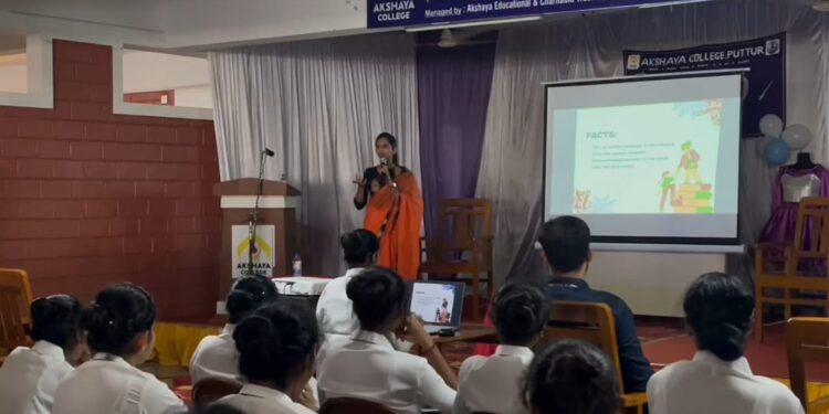 ಅಕ್ಷಯಕಾಲೇಜಿನಲ್ಲಿ “ಸುಸ್ಥಿರತೆ – ಫ್ಯಾಷನ್ನಭವಿಷ್ಯ” ಎಂಬ ಶೀರ್ಷಿಕೆಯಡಿ ಫ್ಯಾಷನ್ ಡಿಶೈನ್ ವಿಭಾಗದಿಂದ ಕಾರ್ಯಾಗಾರ