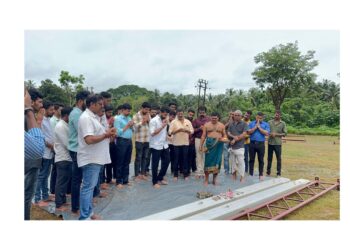 ವಿಜಯಸಾಮ್ರಾಟ್ ಪುತ್ತೂರು ವತಿಯಿಂದ ನಡೆಯುವ ಪುತ್ತೂರುದ ‘ಪಿಲಿಗೊಬ್ಬು- ಫುಡ್ ಫೆಸ್ಟ್-2024’ ಕಾರ್ಯಕ್ರಮಕ್ಕೆ ಚಪ್ಪರ ಮುಹೂರ್ತ