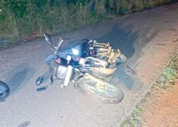 ಸುಳ್ಯ : ಬೈಕ್‌ ಮೇಲೆ ಜಿಗಿದ ಕಡವೆ ; ಸವಾರನಿಗೆ ಗಾಯ!