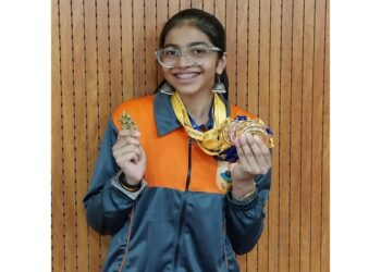 ಈಜು ಸ್ಪರ್ಧೆಯಲ್ಲಿ ಸಿಯಾ ರಾಷ್ಟ್ರ ಮಟ್ಟದಲ್ಲಿ ಚಿನ್ನ ಹಾಗೂ ಬೆಳ್ಳಿ ಪದಕ ಪಡೆದು ಎಸ್.ಜಿ.ಎಫ್.ಐ ಮೀಟ್ ಗೆ ಆಯ್ಕೆ