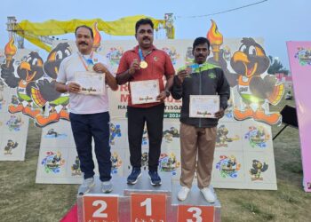 ರಾಷ್ಟ್ರೀಯ ಕ್ರೀಡಾಕೂಟದಲ್ಲಿ ಎಸಿಎಫ್ ಪ್ರವೀಣ್ ಶೆಟ್ಟಿ ಅವರಿಗೆ ಗೋಲ್ಡ್ ಮೆಡಲ್
