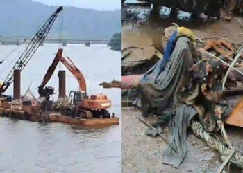 ಶಿರೂರು ಭೂ ಕುಸಿತ : ಡ್ರಜ್ಜಿಂಗ್ ಕಾರ್ಯಾಚರಣೆ ಸ್ಥಗಿತ