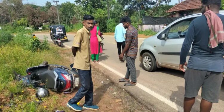 ಕಡಬ : ಕಾರು-ಬೈಕ್‌ ನಡುವೆ ಅಪಘಾತ ; ಸವಾರ ಮೃತ್ಯು!