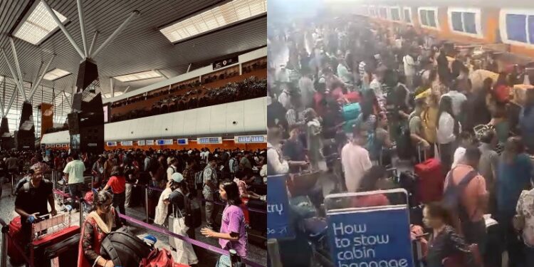 ಇಂಡಿಗೋ ಏರ್‌ಲೈನ್ಸ್‌ನಲ್ಲಿ ಸರ್ವರ್‌ ಸಮಸ್ಯೆ ; ಚೆಕ್-ಇನ್‌, ಫ್ಲೈಟ್ ಕಾರ್ಯಾಚರಣೆಯಲ್ಲಿ ತೊಂದರೆ