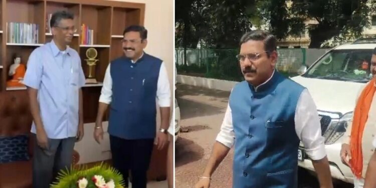 ಮಹತ್ವದ ಬೆಳವಣಿಗೆ : ಸತೀಶ್ ಜಾರಕಿಹೊಳಿ-ಬಿವೈ ವಿಜಯೇಂದ್ರ ದಿಢೀರ್ ಭೇಟಿ!