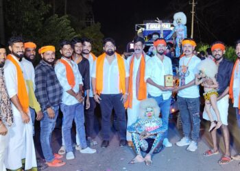 ಕೊಳ್ನಾಡು ಗ್ರಾಮದ ಸೆರ್ಕಳದಲ್ಲಿ ಸಾಂಪ್ರದಾಯಿಕ ದಸರಾ ಹುಲಿಗಳ ಘರ್ಜನೆ