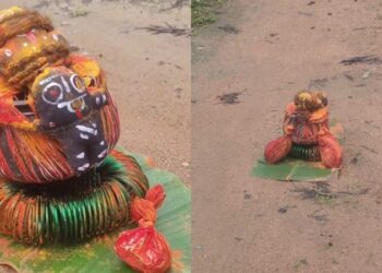 ವಾಮಾಚಾರ – ಮಡಿಕೆಗೆ ಕಾಳಿ ರೂಪ, ಬೆಚ್ಚಿ ಬಿದ್ದ ಮಲೆನಾಡು!