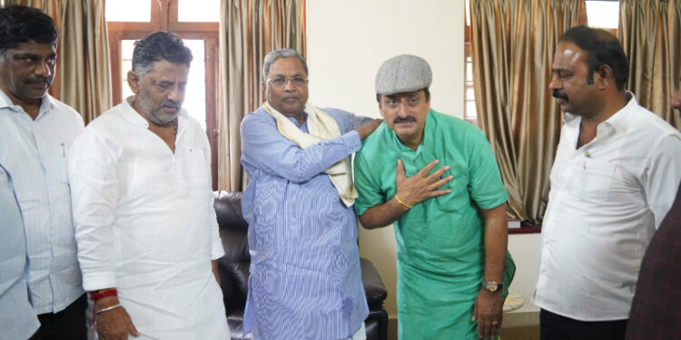 ಕಾಂಗ್ರೆಸ್‌ಗೆ ಸೇರ್ಪಡೆಯಾದ ಸಿ.ಪಿ ಯೋಗೇಶ್ವರ್‌!