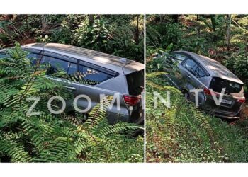 ಪುತ್ತೂರು: ಕಂದಕಕ್ಕೆ ಉರುಳಿಬಿದ್ದ ಕಾರು..!!!