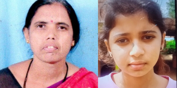 ಪತಿ ಸಾವಿನಿಂದ ಖಿನ್ನತೆ : ತಾಯಿ, ಮಗಳು ನೇಣಿಗೆ ಶರಣು..!!