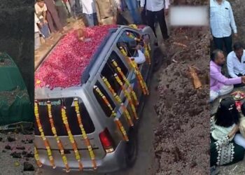 ಕಾರಿಗೂ ಅಂತ್ಯ ಸಂಸ್ಕಾರ.. ಸಮಾಧಿ ಮಾಡಿ ಪ್ರತಿನಿತ್ಯ ಪೂಜೆ ಮಾಡಲು ನಿರ್ಧಾರ ..!!!