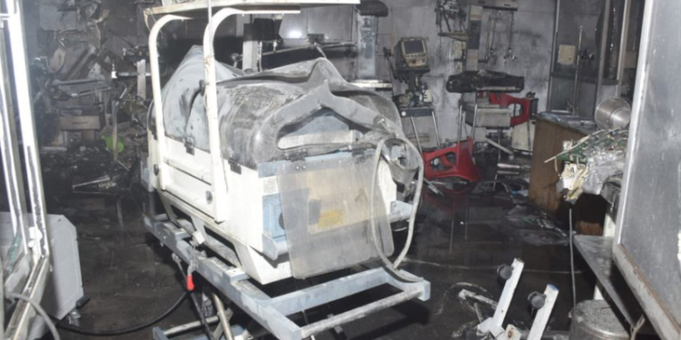 ಉತ್ತರ ಪ್ರದೇಶ: ಆಸ್ಪತ್ರೆ ಅಗ್ನಿ ಅವಘಡದಲ್ಲಿ 10 ನವಜಾತ ಶಿಶು ಸಜೀವ ದಹನ, 16 ಮಕ್ಕಳು ಜೀವನ್ಮರಣ ಹೋರಾಟ