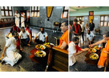 ಎಡನೀರು ಸಂಸ್ಥಾನದ ಶ್ರೀ ಶ್ರೀ ಸಚ್ಚಿದಾನಂದ ಭಾರತೀ ಶ್ರೀಪಾದಂಗಳವರ ಭೇಟಿ ಮಾಡಿದ ಬಿಜೆಪಿ ಮುಖಂಡ ಅರುಣ್ ಕುಮಾರ್ ಪುತ್ತಿಲ