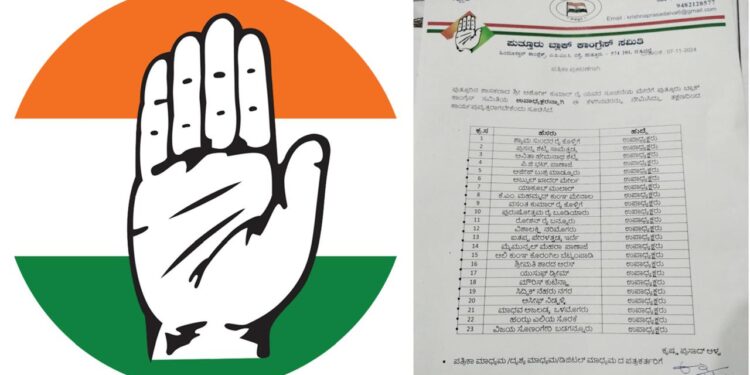 ಪುತ್ತೂರು ಬ್ಲಾಕ್ ಕಾಂಗ್ರೆಸ್ ಉಪಾಧ್ಯಕ್ಷರುಗಳ ನೇಮಕ..!!!