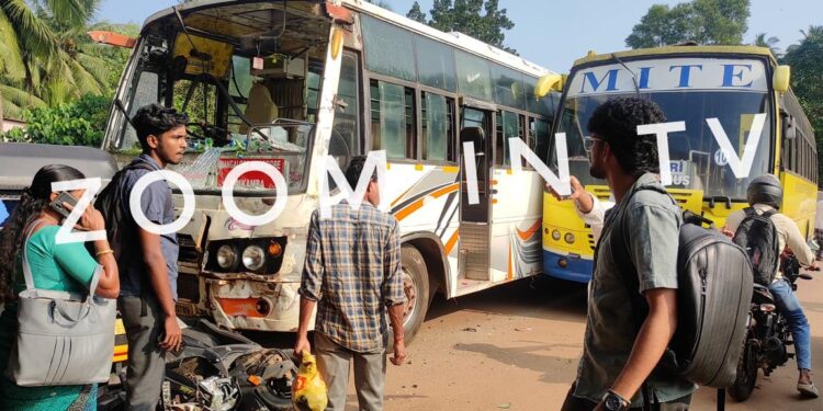 ಮಂಗಳೂರು: ಓವರ್ ಟೇಕ್ ಮಾಡುವ ಭರದಲ್ಲಿ ಮಹಿಳೆಗೆ ಡಿಕ್ಕಿ: ಗಂಭೀರ.!!!