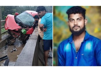 ನೆಲ್ಯಾಡಿ : ಡಿವೈಡರ್‌ಗೆ ಕಾರು ಡಿಕ್ಕಿ :ಓರ್ವ ಮೃತ್ಯು