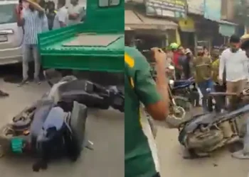 ಶೋ ರೂಮ್‌ ಮುಂದೆಯೇ ಓಲಾ ಇ-ಸ್ಕೂಟರ್‌ ಅನ್ನು ಸುತ್ತಿಗೆಯಿಂದ ಒಡೆದು ಹಾಕಿದ ಗ್ರಾಹಕ; ವಿಡಿಯೋ ವೈರಲ್