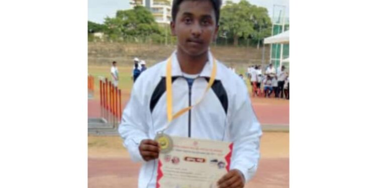 ನರಿಮೊಗರು ಸಾಂದೀಪನಿ ವಿದ್ಯಾಸಂಸ್ಥೆಯ ವಿದ್ಯಾರ್ಥಿ ಆರ್ಯನ್ ಕುಮಾರ್ ರಾಜ್ಯಮಟ್ಟಕ್ಕೆ ಆಯ್ಕೆ