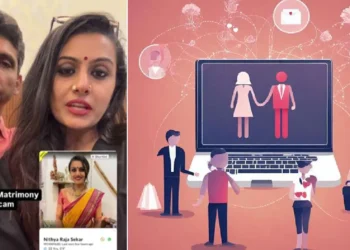 ‘ವಿವಾಹಿತ ಮಹಿಳೆಯರ ಫೋಟೋ ಬಳಸಿ ಜನರನ್ನು ಮೂರ್ಖರನ್ನಾಗಿಸುತ್ತಿದೆ ಮ್ಯಾಟ್ರಿಮೋನಿಯಲ್ ಸೈಟ್’; ವಿಡಿಯೋ ವೈರಲ್​
