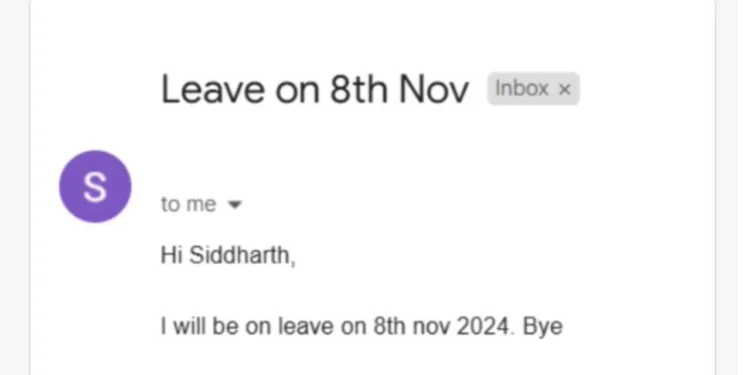 ಬ್ರೇಕಪ್‌ನಿಂದ ಹೊರ ಬರಲು ಒಂದು ವಾರ ರಜೆ ಕೊಡಿ ಎಂದ ಉದ್ಯೋಗಿ