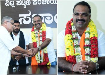 ವಿಟ್ಲ ಪಟ್ಟಣ ಪಂಚಾಯತ್ ಸ್ಥಾಯಿ ಸಮಿತಿಯ ಅಧ್ಯಕ್ಷರಾಗಿ ರವಿಪ್ರಕಾಶ್ ಅಧಿಕಾರ ಸ್ವೀಕಾರ..!!