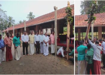 ಪೆರುವಾಜೆ ಜಲದುರ್ಗಾದೇವಿ ದೇವಾಲಯದ ವಾರ್ಷಿಕ ಜಾತ್ರೆ : ಚಪ್ಪರ ಮುಹೂರ್ತ