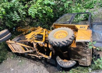 ಮಂಗಳೂರು: ಕಂದಕಕ್ಕೆ ಬಿದ್ದ ಕ್ರೇನ್ : ಆಪರೇಟರ್ ಸಾವು..!!