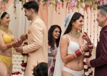 ಲೆಹಂಗಾ, ಸೀರೆ ಬದಲು ವಧು ಬಿಕಿನಿ ತೊಟ್ಟು ಮದುವೆ ಮಂಟಪಕ್ಕೆ ಆಗಮಿಸಿದ್ದು ನಿಜಾನಾ? ಇಲ್ಲಿದೆ ಸತ್ಯಾಂಶ