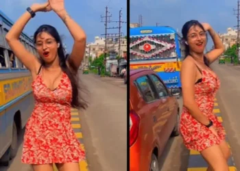 Viral: ರಸ್ತೆ ಡಿವೈಡರ್‌ ಮೇಲೆ ನಿಂತು ಯುವತಿಯ ಅಸಭ್ಯ ನೃತ್ಯ