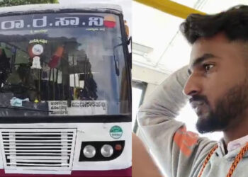 KSRTC ಬಸ್‌ನಲ್ಲಿ ಖಾಸಗಿ ವ್ಯಕ್ತಿಯಿಂದ ಟಿಕೆಟ್ ವಿತರಣೆ