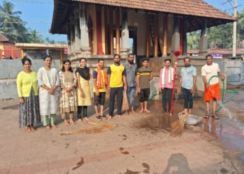 ವಿಟ್ಲ ಜಾತ್ರೋತ್ಸವದ ಪ್ರಯುಕ್ತ ಯುವವಾಹಿನಿ ವಿಟ್ಲ ವತಿಯಿಂದ ಶ್ರಮದಾನ..!!