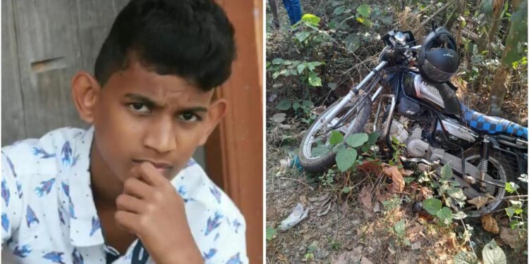 ಬೈಕ್ ಅಪಘಾತ – ವಿದ್ಯಾರ್ಥಿ ಮೃತ್ಯು..!!!