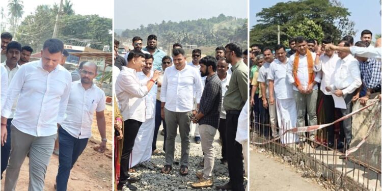 ಬಂಟ್ವಾಳ: ಹೈವೇ ಕಾಮಾಗಾರಿ ವೀಕ್ಷಣೆ ಮಾಡಿದ ಸಂಸದ ಕ್ಯಾಪ್ಟನ್ ಬ್ರಿಜೇಶ್ ಚೌಟ..!!