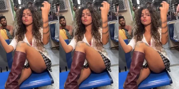 ತುಂಡುಡುಗೆ ತೊಟ್ಟು ರೈಲಿನಲ್ಲಿ ಯುವತಿಯ ಅಸಹ್ಯಕರ ರೀಲ್ಸ್..!!