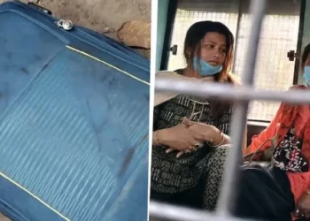 ನದಿಗೆ ಶವವಿದ್ದ ಸೂಟ್​ಕೇಸ್​ ಎಸೆಯಲು ಹೋಗಿ ಸಿಕ್ಕಿಬಿದ್ದ ಅಮ್ಮ-ಮಗಳು..!!