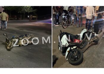 ಪುತ್ತೂರು: ದ್ವಿಚಕ್ರ ವಾಹನಗಳ ನಡುವೆ ಅಪಘಾತ: ಇಬ್ಬರಿಗೆ ಗಾಯ..!!!!