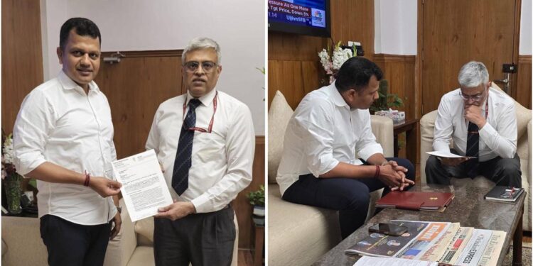 ಐಎಸ್‌ಪಿಆರ್‌ಎಲ್ ಉದ್ಯೋಗಿಗಳ ಸಮಸ್ಯೆ: ಕೇಂದ್ರ ಪೆಟ್ರೋಲಿಯಂ ಕಾರ್ಯದರ್ಶಿಗೆ ಸಂಸದ ಚೌಟ ಮನವಿ..!!