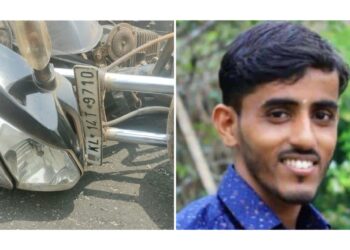 ಬೈಕ್ – ಲಾರಿ ಡಿಕ್ಕಿ: ಬೈಕ್ ಸವಾರ ಮೃತ್ಯು..!!!