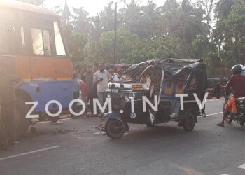 ಪುತ್ತೂರು: ಭೀಕರ ರಸ್ತೆ ಅಪಘಾತ: ಇಬ್ಬರು ಗಂಭೀರ..!!