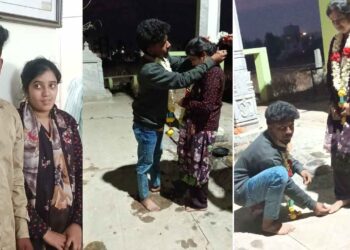 ಸಪ್ತಪದಿ ತುಳಿದ ಎದುರು ಬದುರು ಮನೆಯ ಹಿಂದೂ-ಮುಸ್ಲಿಂ ಜೋಡಿ..!!!