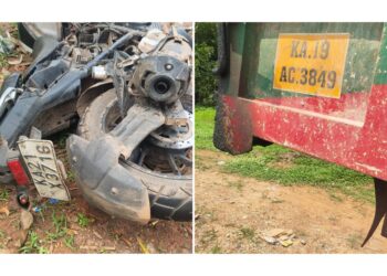 ಗುರುವಾಯನಕೆರೆ : ಬೈಕ್ ಮತ್ತು ಟಿಪ್ಪರ್ ಡಿಕ್ಕಿ, ಬೈಕ್ ಸವಾರ ಸಾವು, ಇನ್ನೋರ್ವ ಗಂಭೀರ…!!