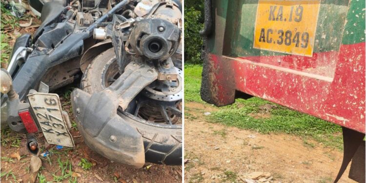 ಗುರುವಾಯನಕೆರೆ : ಬೈಕ್ ಮತ್ತು ಟಿಪ್ಪರ್ ಡಿಕ್ಕಿ, ಬೈಕ್ ಸವಾರ ಸಾವು, ಇನ್ನೋರ್ವ ಗಂಭೀರ…!!