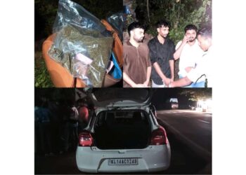 ದೇವರಕೊಲ್ಲಿ ಬಳಿ ನಿಯಂತ್ರಣ ತಪ್ಪಿ ಕಾರು ಪಲ್ಟಿ: ಕಾರಿನಲ್ಲಿ ಗಾಂಜಾ ಪ್ಯಾಕೆಟ್ ಪತ್ತೆ: ಪುತ್ತೂರಿನ ಯುವಕರು ಪೊಲೀಸ್ ವಶಕ್ಕೆ…!!!!!