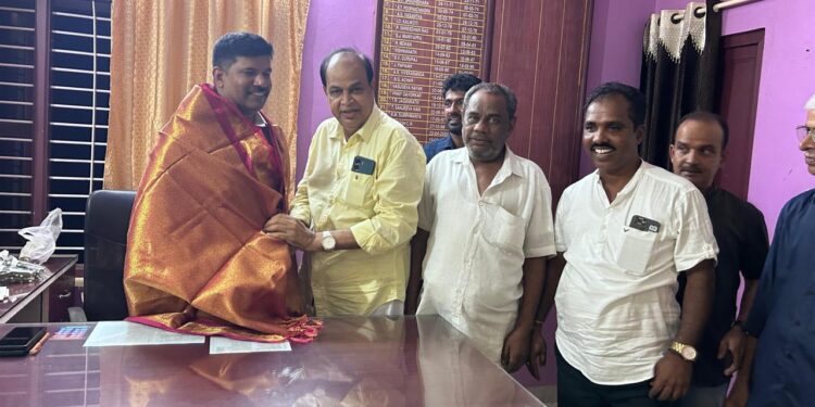 ವಿಟ್ಲ; ಮುಖ್ಯಮಂತ್ರಿ ಪದಕ ಪುರಸ್ಕೃತ ಇನ್ಸ್‌ಪೆಕ್ಟರ್ ನಾಗರಾಜ್ ರವರಿಗೆ ಗೌರವಾರ್ಪಣೆ