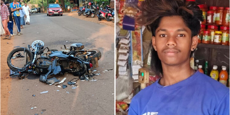 ಬೈಕ್- ಟಿಪ್ಪರ್ ನಡುವೆ ಡಿಕ್ಕಿ: ಯುವಕ ಮೃತ್ಯು..!!