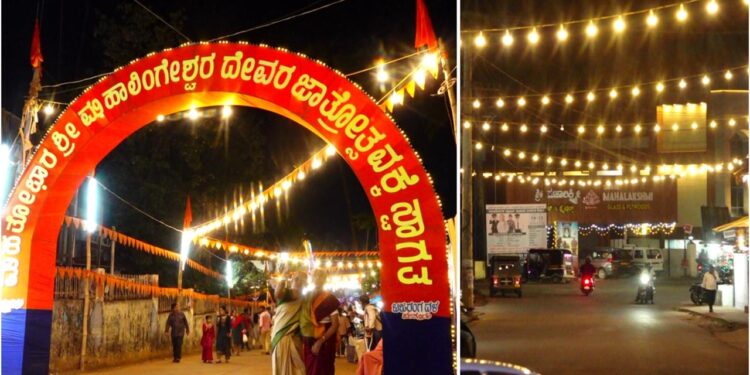 ಪುತ್ತೂರು ಜಾತ್ರೆ | ಪೇಟೆಯುದ್ದಕ್ಕೂ ವಿಹಿಂಪ ವತಿಯಿಂದ ದೀಪಾಲಂಕಾರ …!!!!!