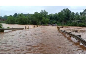 ಪುತ್ತೂರು: ಸರ್ವೆ ಸೇತುವೆ ಮುಳುಗಡೆ: ಸವಣೂರು ಸಂಪರ್ಕ ಕಡಿತ ..!!