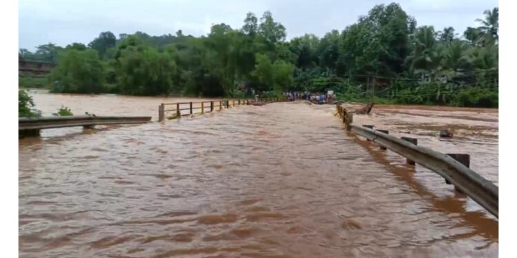 ಪುತ್ತೂರು: ಸರ್ವೆ ಸೇತುವೆ ಮುಳುಗಡೆ: ಸವಣೂರು ಸಂಪರ್ಕ ಕಡಿತ ..!!