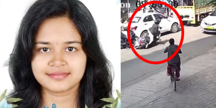 ಭೀಕರ ಅಪಘಾತ.. ಸ್ಥಳದಲ್ಲೇ ಪ್ರಾಣಬಿಟ್ಟ ಇಂಜಿನಿಯರಿಂಗ್ ವಿದ್ಯಾರ್ಥಿನಿ…!!!